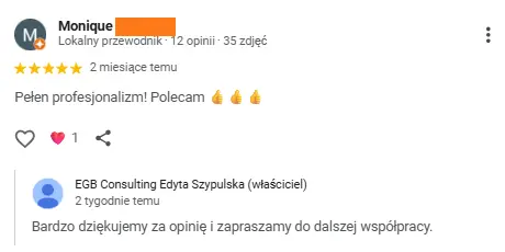 Pełen profesjonalizm! Polecam.