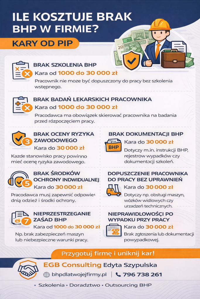 Ile kosztuje brak BHP w firmie